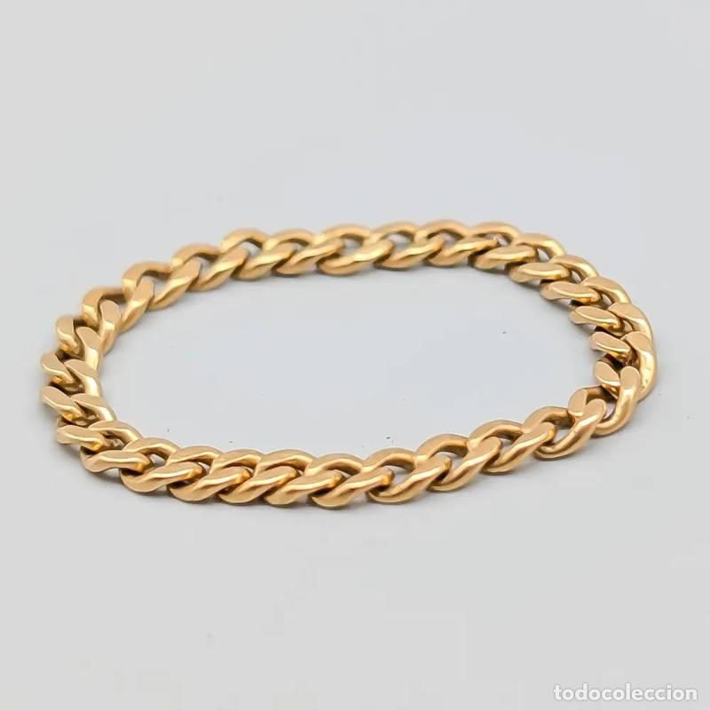 Joaillerie: Corrente tipo caixa de 61,5 cm em ouro de 18 quilates, 12,91 g
