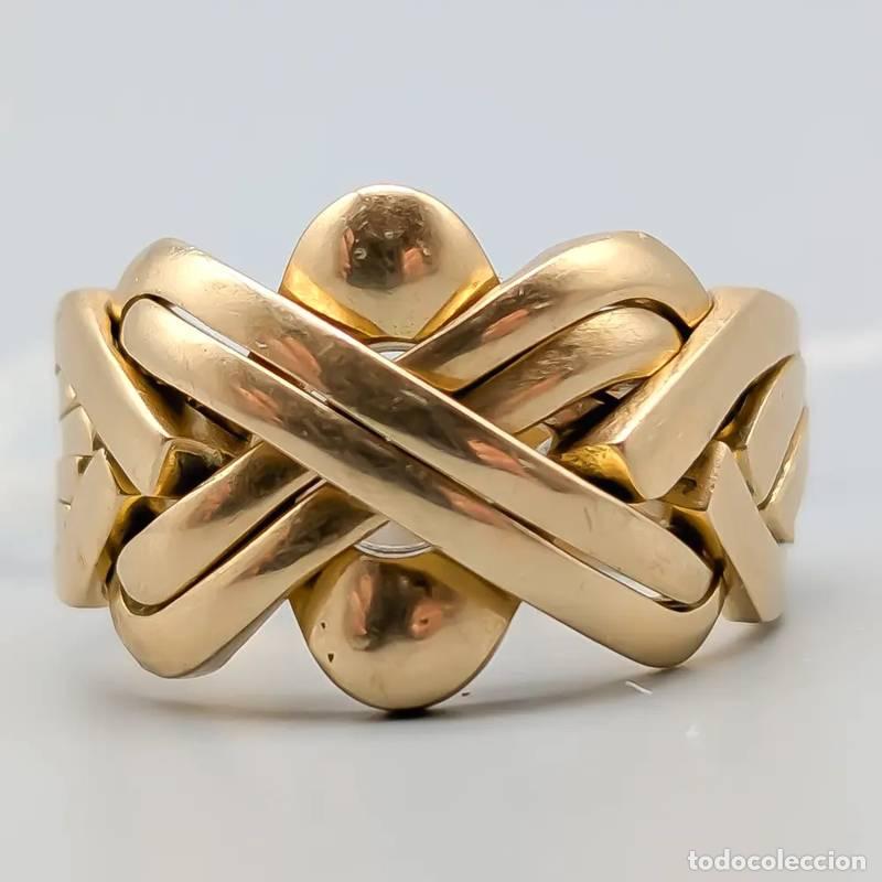 Joalharia: Anel em ouro L&ouml;v 21 quilates 1,07 gramas 15mm