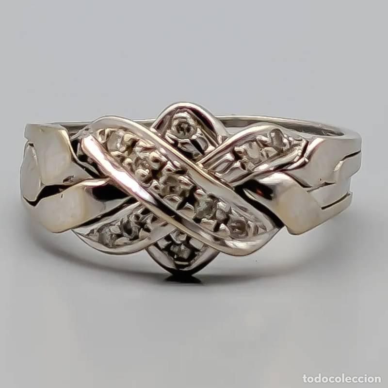 Jewelry: Anel em ouro multicolor com Vit Sten 18 quilates 2,98 gramas 18mm