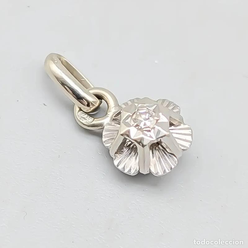 Joalharia: Pingente cora&ccedil;&atilde;o em ouro 18 quilates com pedra roxa, 1,04 gramas, 13mm