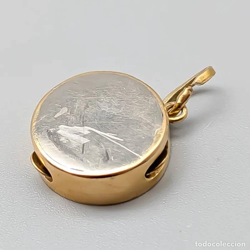 Joalheria: Lote de 2 pe&ccedil;as de fecho de brinco em ouro 21 quilates, 0,54 gramas