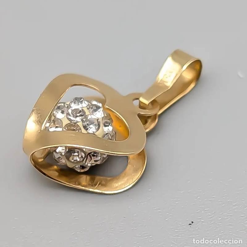 Gioielleria: Pingente de diamante em forma de cora&ccedil;&atilde;o em ouro 18 quilates, 2,63 gramas, 23mm