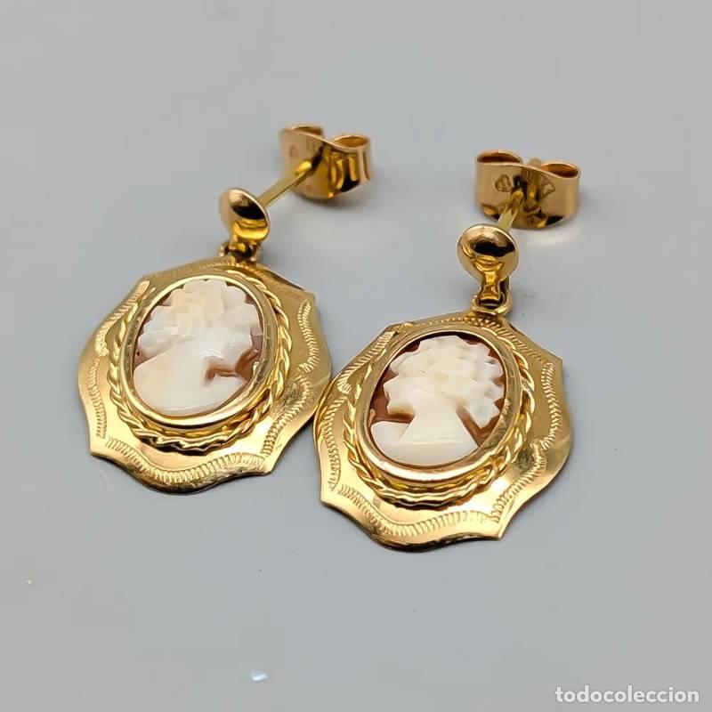 Joyeria: Brincos de diamante em ouro 18 quilates, 1,81 gramas, 7mm