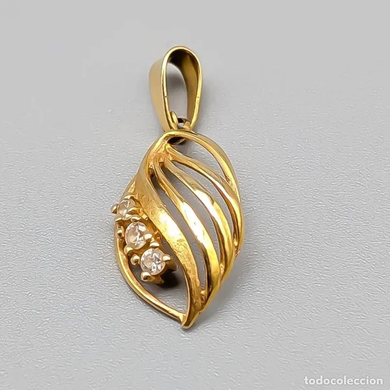 Joyeria: Pingente em ouro 18 quilates com camafeu, 0,95 gramas, 15mm