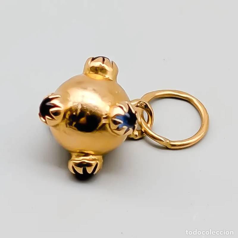 Joyeria: Pingente em ouro 18 quilates com camafeu, 2,1 gramas, 20mm