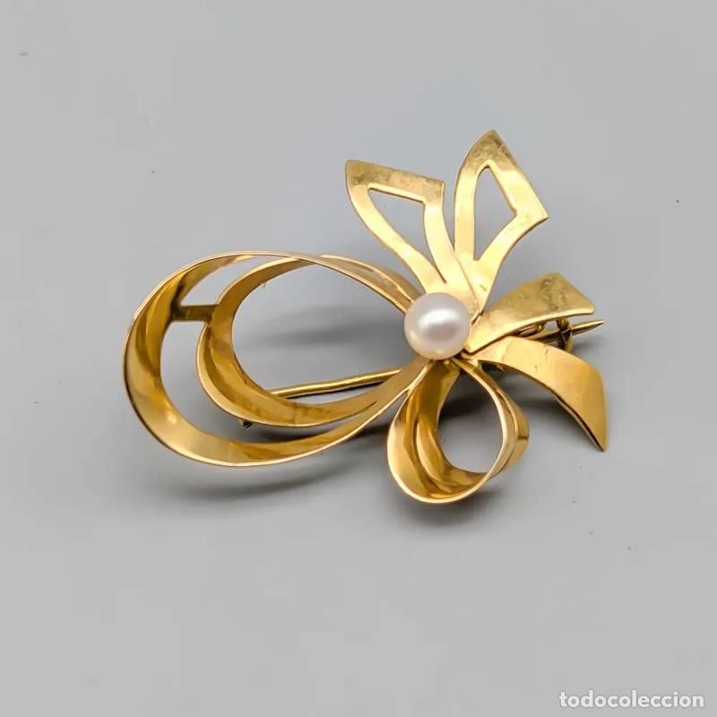 Joalharia: Brincos em ouro com quartzo fumado 8 quilates 7,68 gramas 27mm