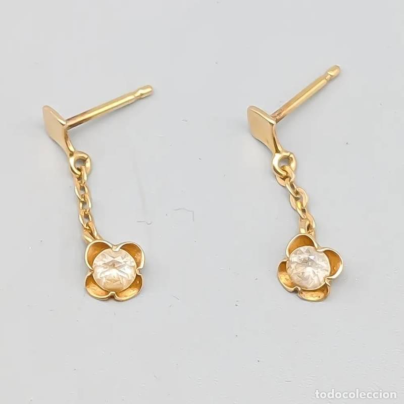 Joyeria: Brincos de diamante em ouro Igelkottar 18 quilates 3,13 gramas 10mm