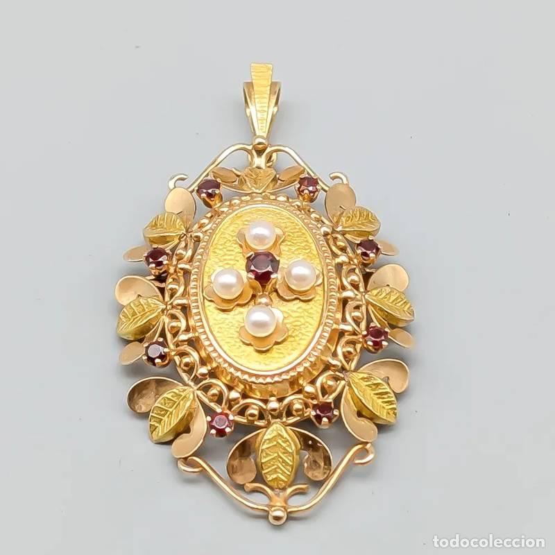 Joaillerie: Pingente em ouro 18 quilates, 1,68 gramas, 9mm