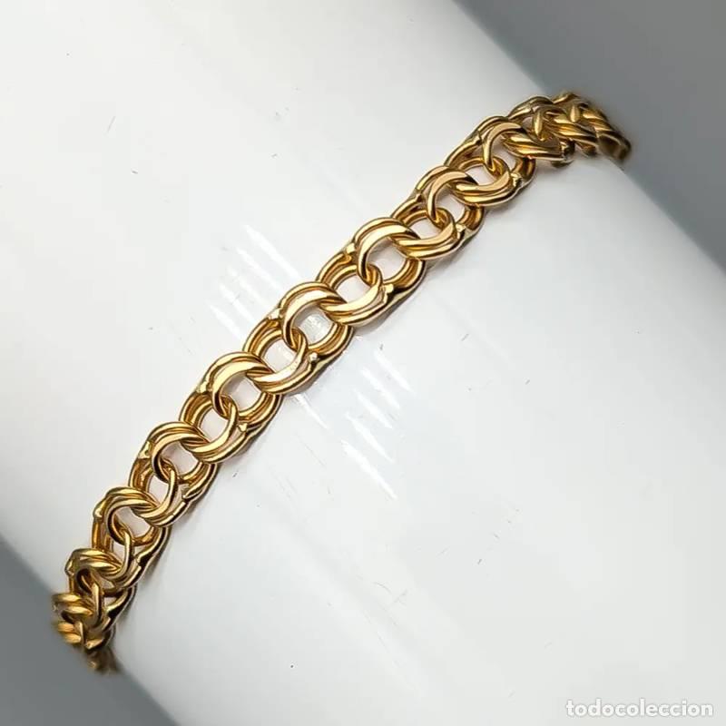 Gioielleria: Corrente Balestra Box de 36,5 cm em ouro 18 quilates, 2,44 g