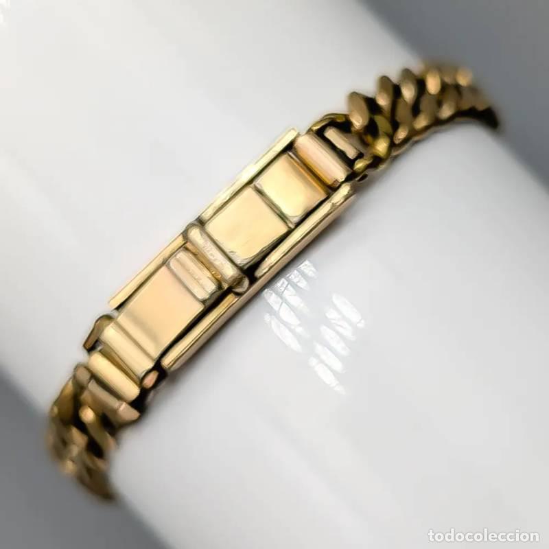 Joalharia: Pulseira de 17,5 cm em ouro de 18 quilates com p&eacute;rolas Vita, 6,25 g