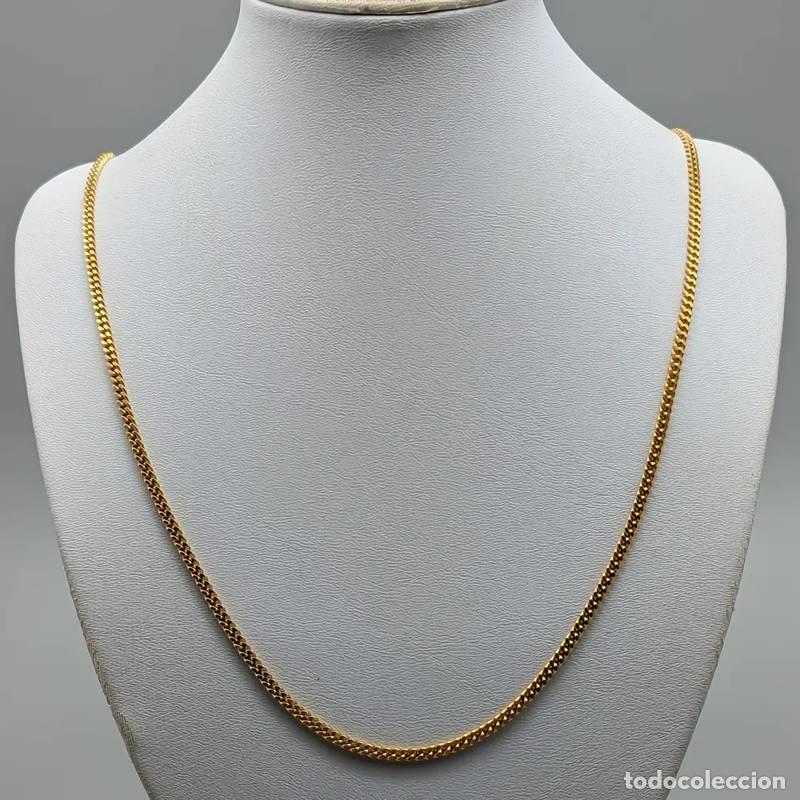Jewelry: Corrente Curb de 45,5 cm em ouro 18 quilates, 3,54 g