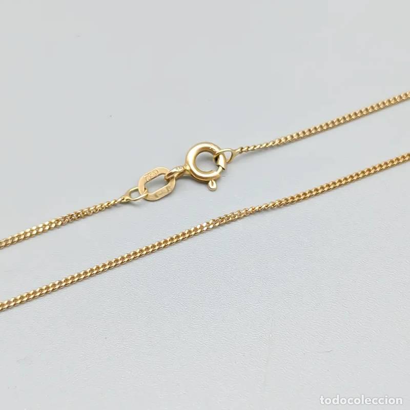 Joaillerie: Corrente Curb de 49,5 cm em ouro 18 quilates, 15,36 g