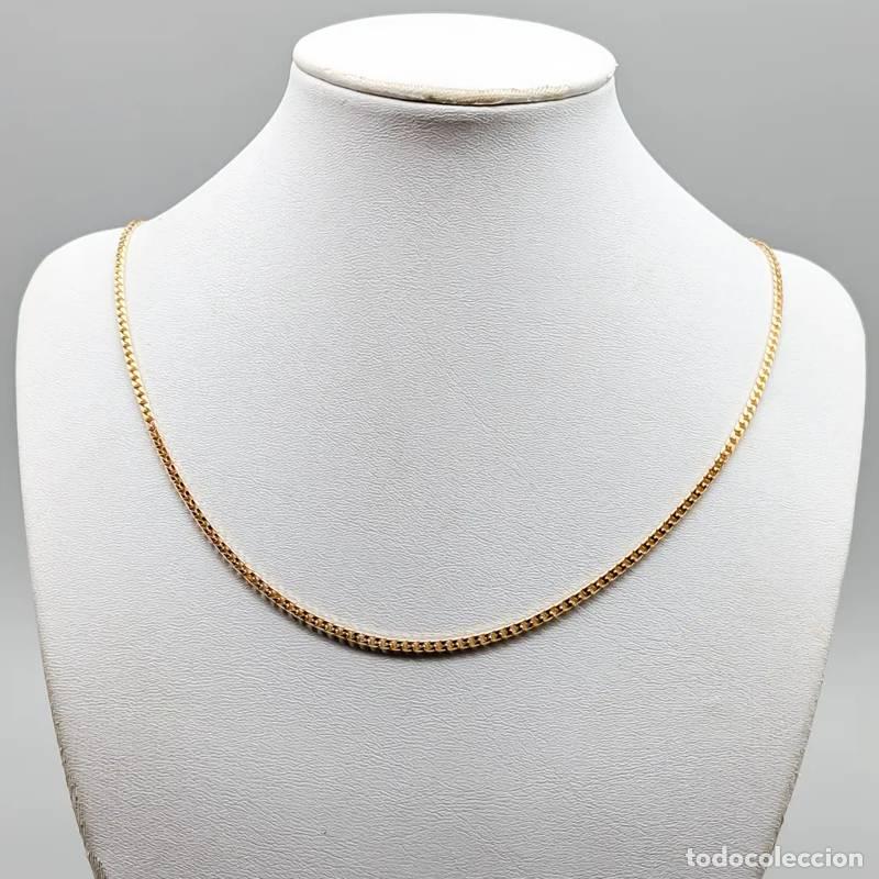 Jewelry: Corrente Curb de 50,5 cm em ouro 18 quilates, 2,82 g