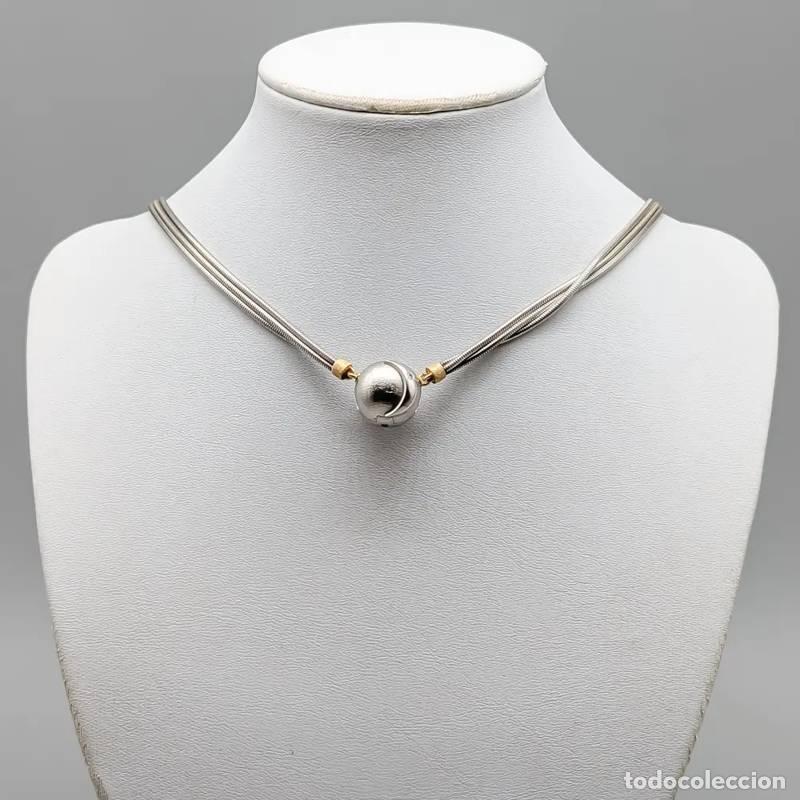 Joyeria: Broche em ouro 18 quilates com camafeu, 4,5 gramas, 32mm