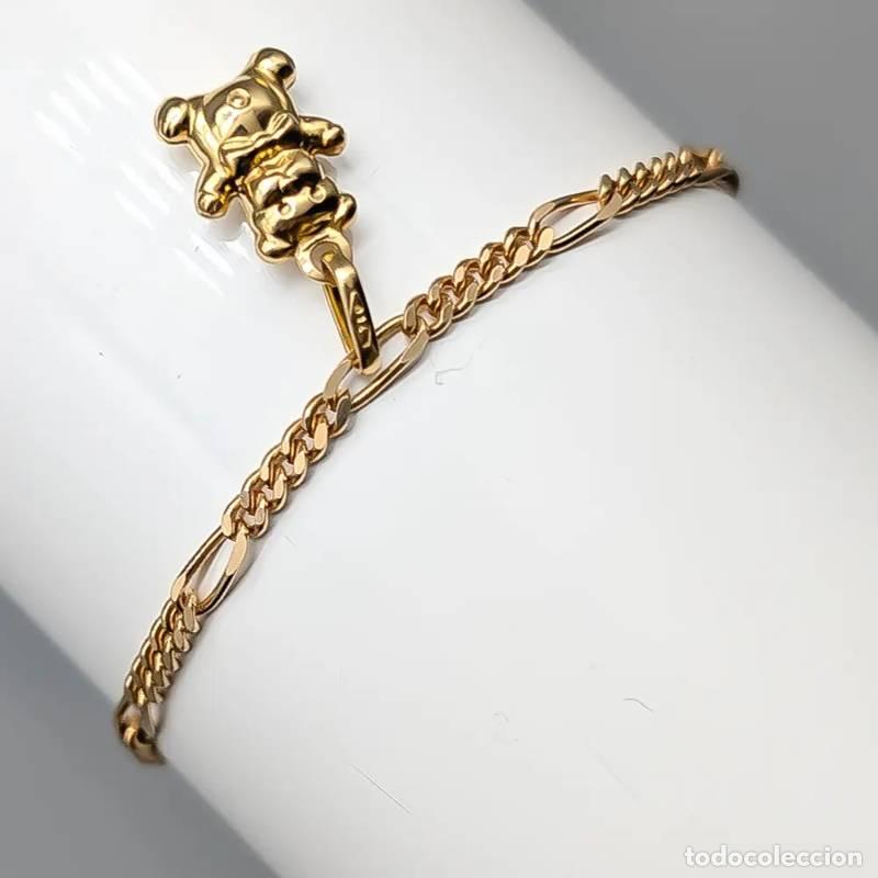 Gioielleria: Corrente de elos prensados ??de 43 cm em ouro de 18 quilates, 10,44 g