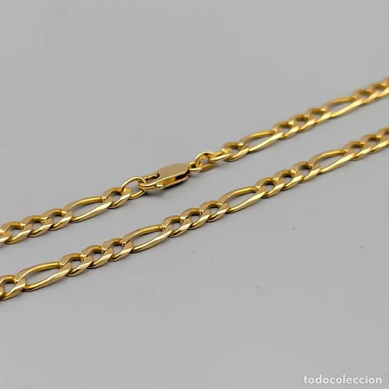 Schmuck: Corrente em X de 18,5 cm com haste em ouro 18 quilates, 11,11 g