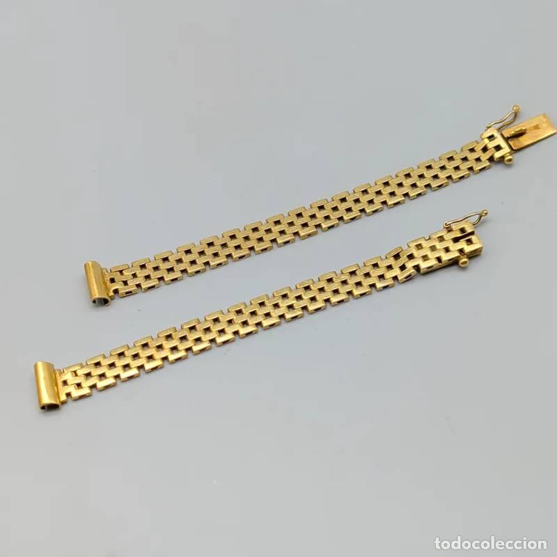 Schmuck: Corrente em X de ouro 18 quilates, 18,5 cm, 12,31 g