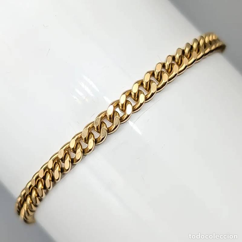 Schmuck: Colar de 45 cm em ouro multicolorido de 18 quilates, 12,93 g