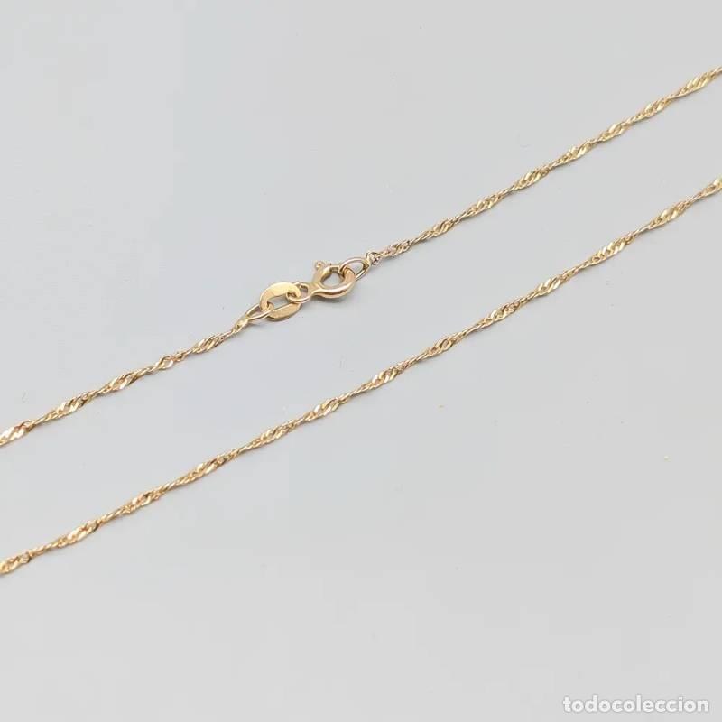 Schmuck: Corrente Fantasy de 19 cm em ouro 21 quilates com pedras brancas, 12,41 g