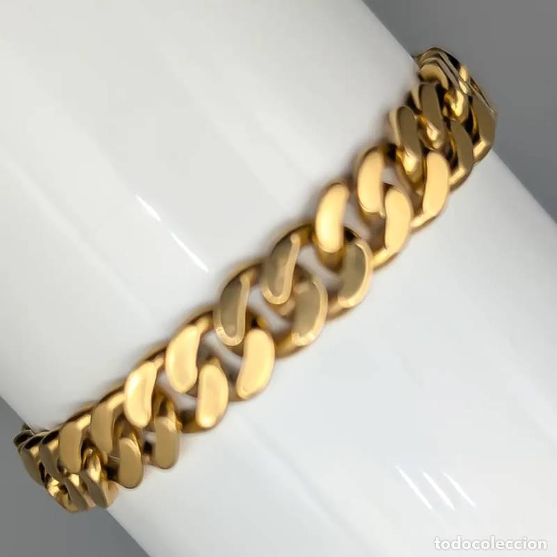 Gioielleria: Corrente Bismarck graduada de 43,5 cm em ouro de 18 quilates, 9,91 g