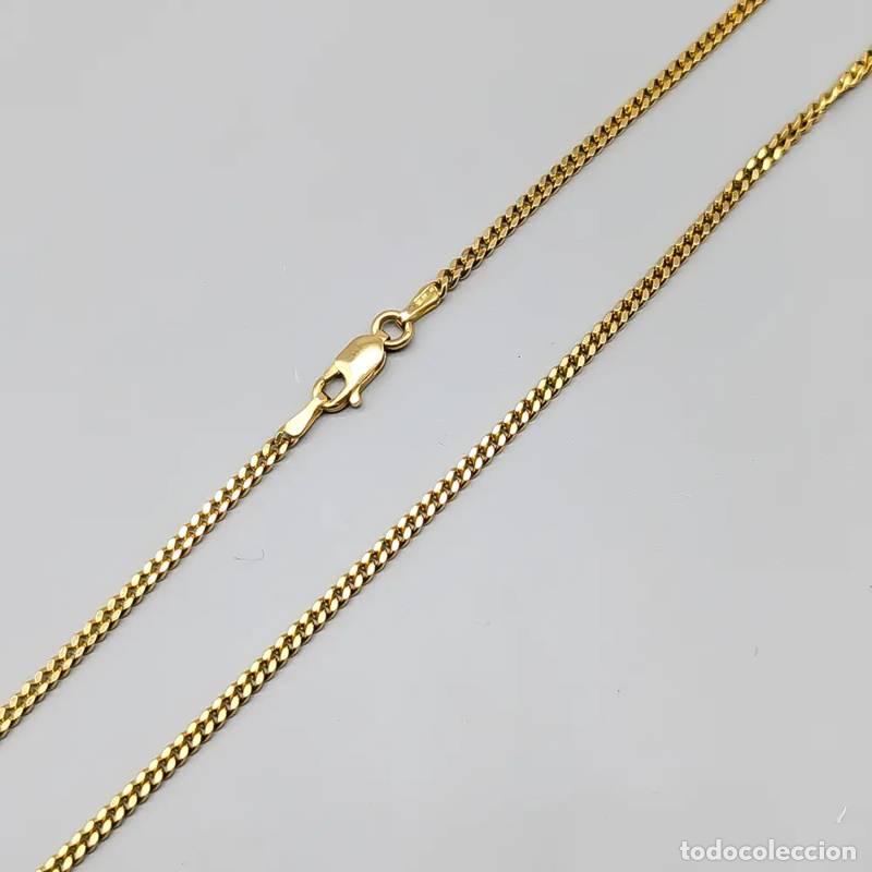 Jewelry: Corrente Curb de 42 cm em ouro de 18 quilates com Pingente de cora&ccedil;&atilde;o cravejado de diamantes, 3,34 g
