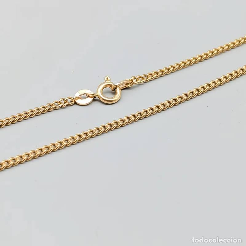Gioielleria: Corrente Curb de 44,5 cm em ouro 18 quilates, 1,44 g