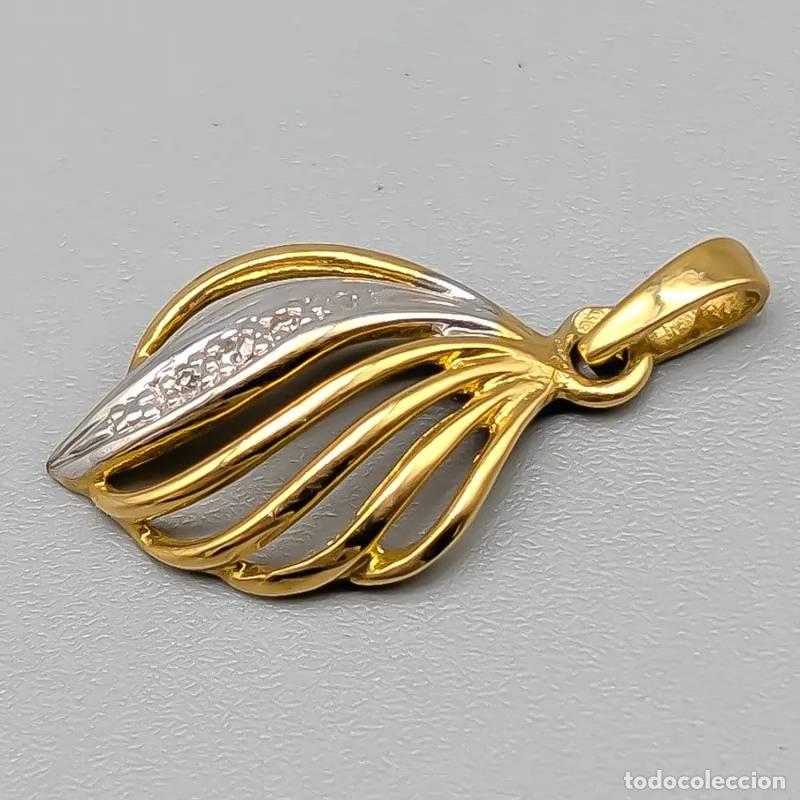 Joalharia: Pingente Antiquet em ouro 18 quilates, 1,37 gramas, 33mm