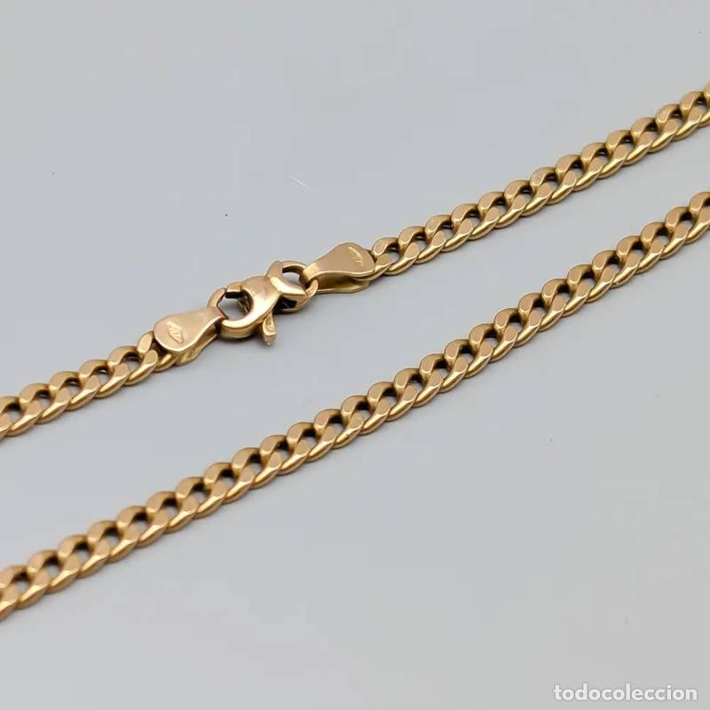Joyeria: Corrente Curb de 51 cm em ouro 18 quilates, 6,97 g