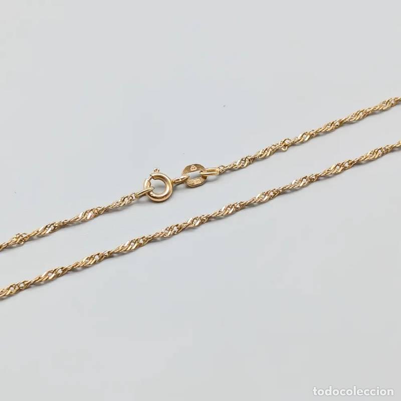 Gioielleria: Corrente Fantasy de 40,5 cm em ouro de 18 quilates com l&aacute;pis-laz&uacute;li, 7,95 g