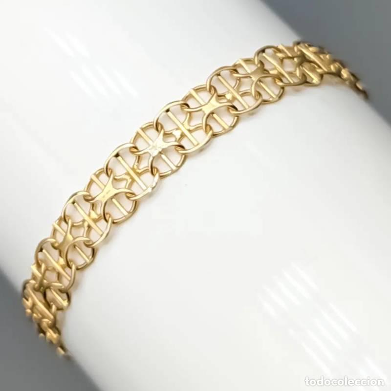 Joyeria: Corrente tipo caixa de 41,5 cm em ouro de 18 quilates, 4,3 g