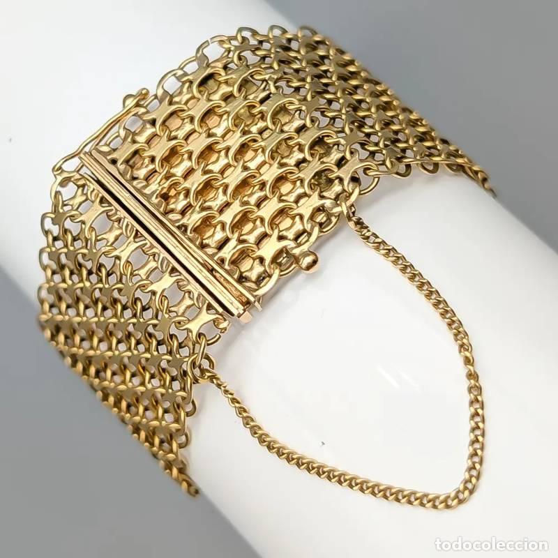 Joyeria: Corrente tipo caixa de 42,5 cm em ouro de 18 quilates, 6,38 g