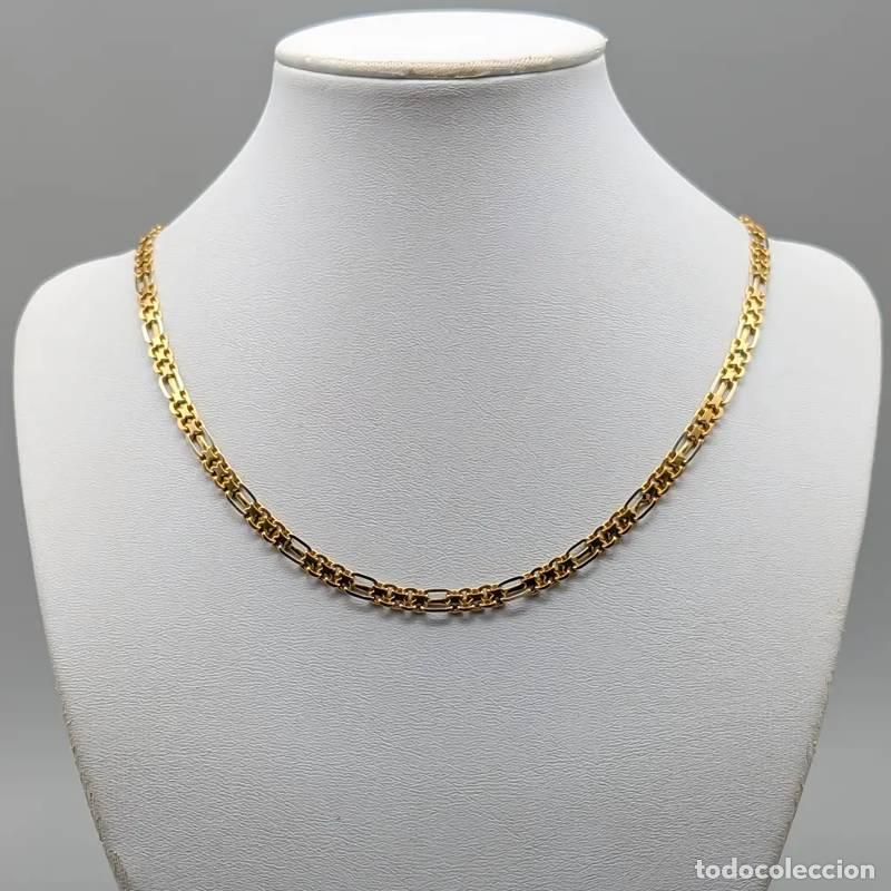 Gioielleria: Corrente tipo caixa de 49,5 cm em ouro de 18 quilates, 2,79 g