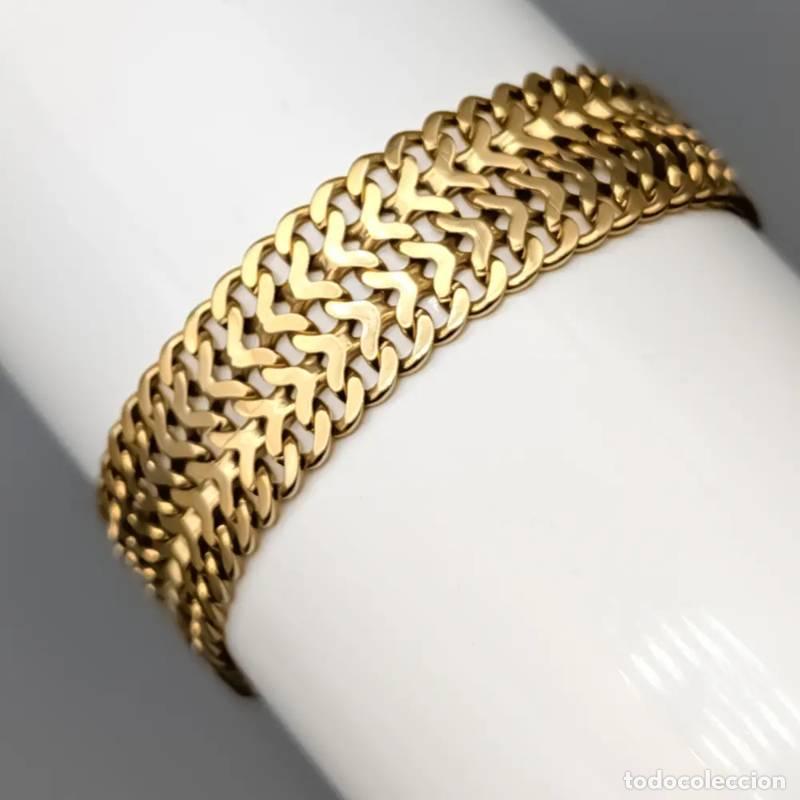 Joyeria: Corrente tipo caixa de 53 cm em ouro de 18 quilates, 4,08 g