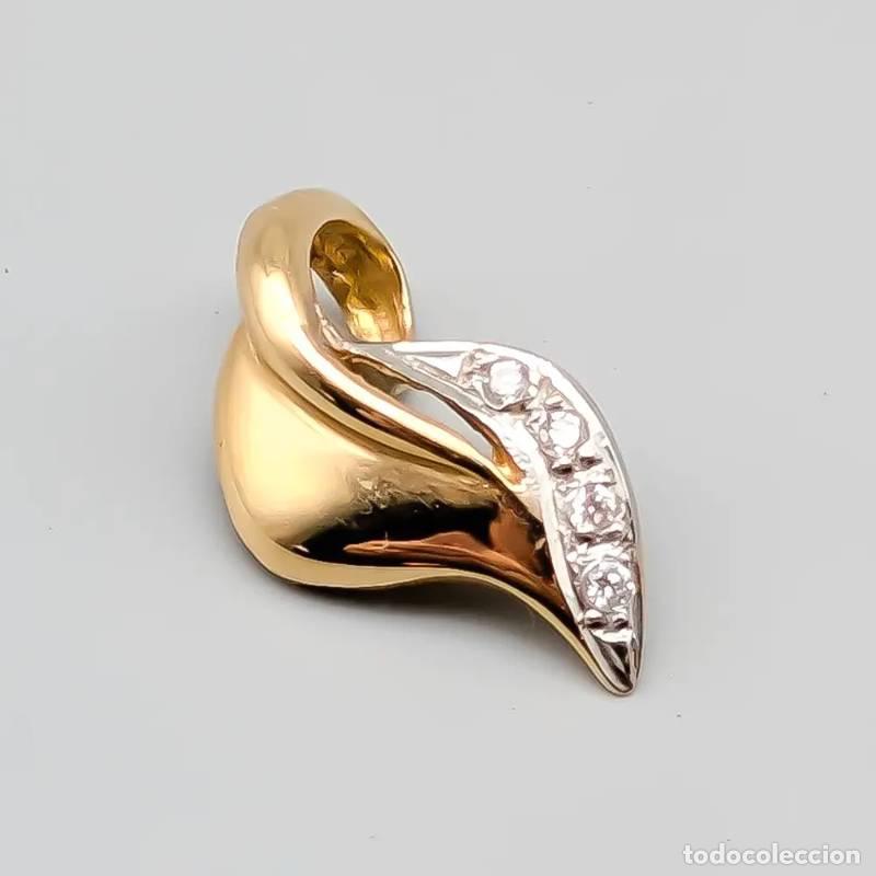Joaillerie: Pingente em ouro Fisk 18 quilates, 0,97 gramas, 18mm