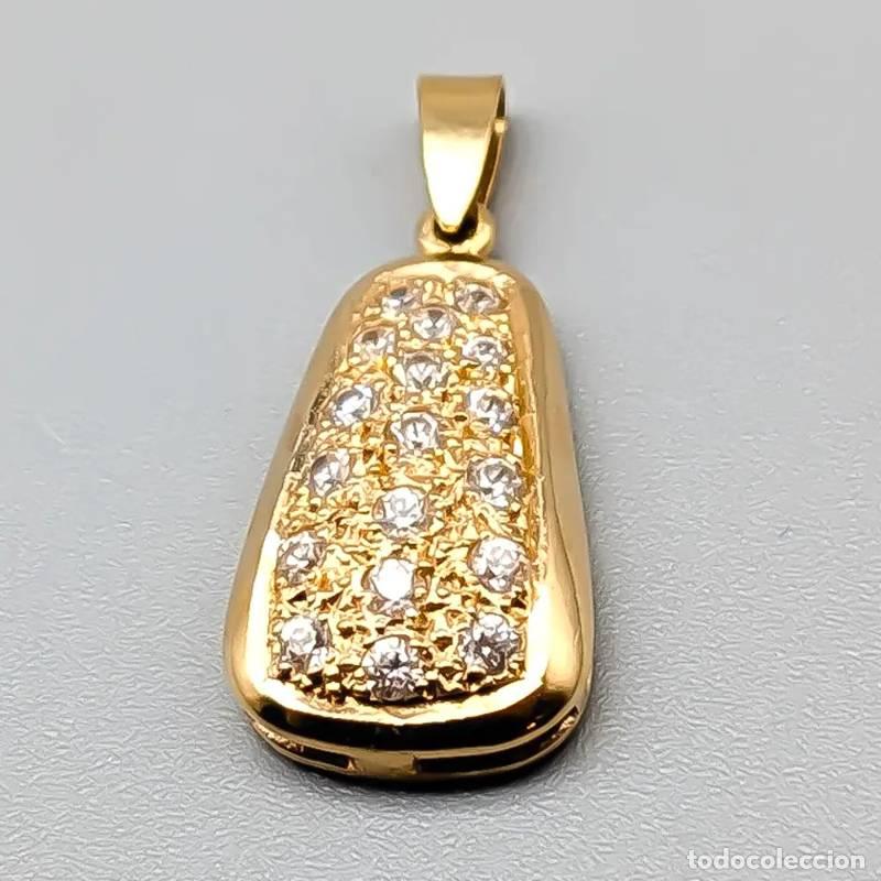 Joyeria: Pingente em ouro 18 quilates com camafeu, 1,21 gramas, 14mm