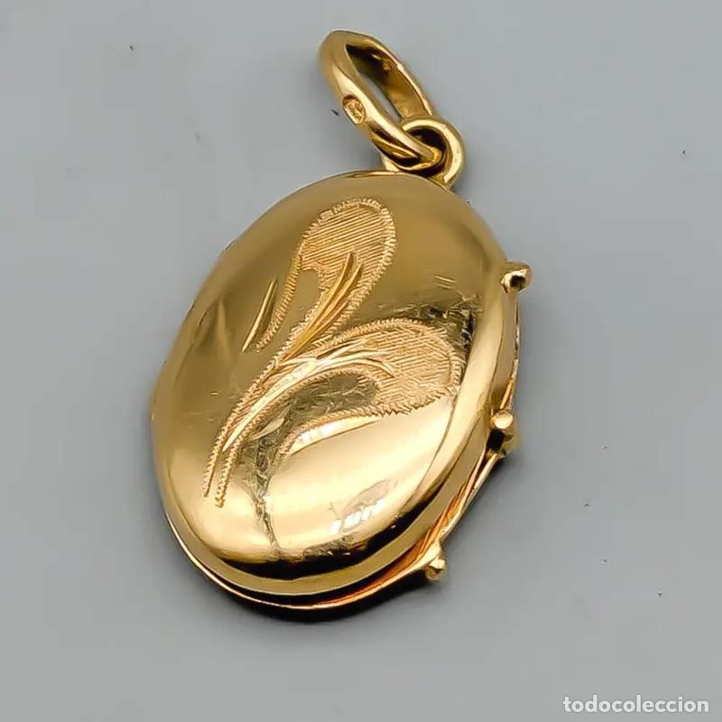 Joalharia: Pingente em ouro 18 quilates com pedra Gul, 4,1 gramas, 30mm