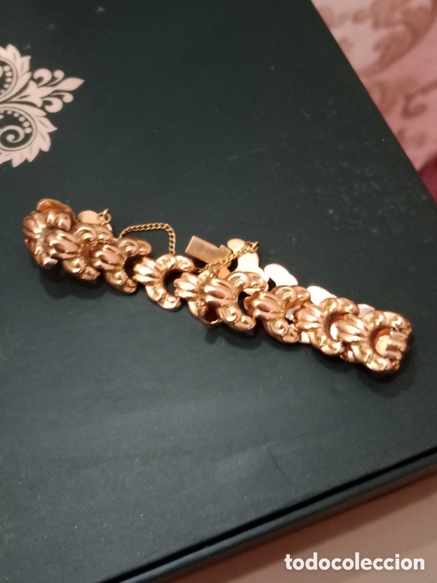 Joaillerie: Pulsera de oro 18 k gran cantidad