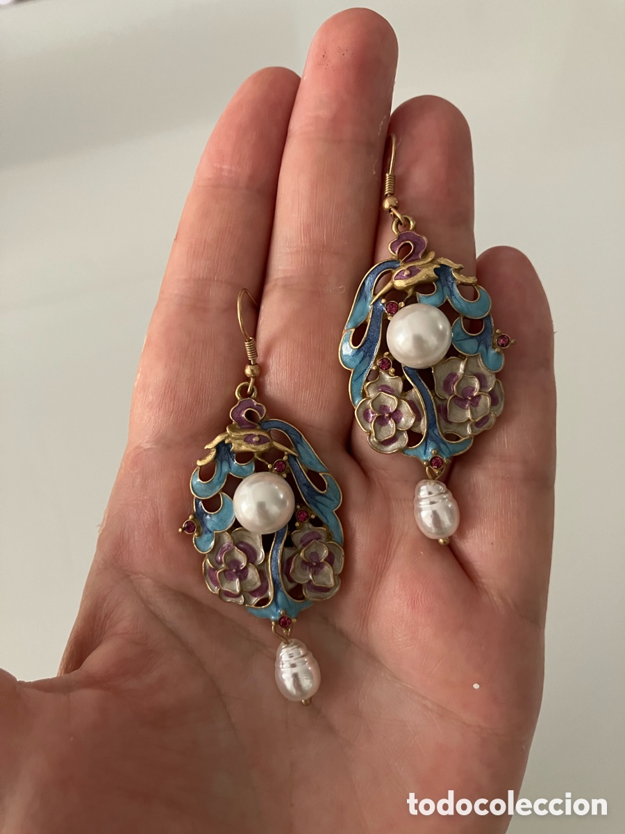 Joyeria: Pendientes Estilo Art Nuveau - Foto 1