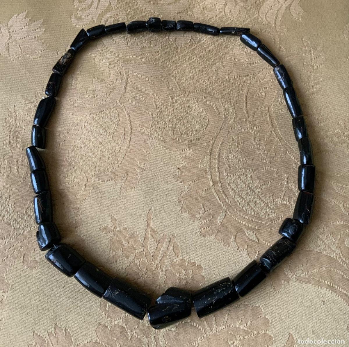 Joyeria: ANTIGUO COLLAR CORAL NEGRO - Foto 6