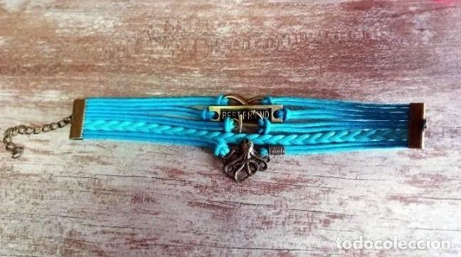 Gioielleria: Pulsera Azul amistad BEST FRIEND
