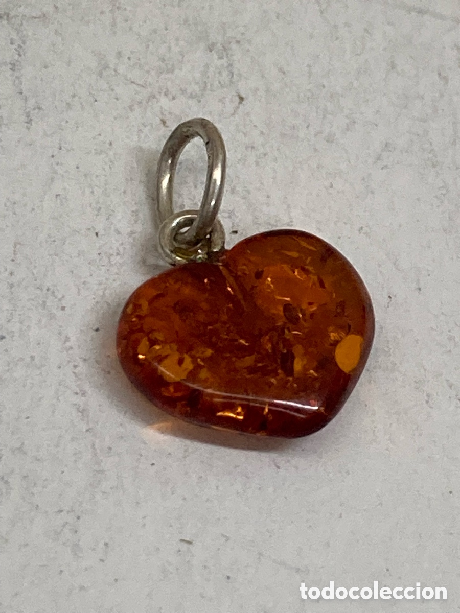 Joyeria: Colgante de plata ambar C544 - Foto 1