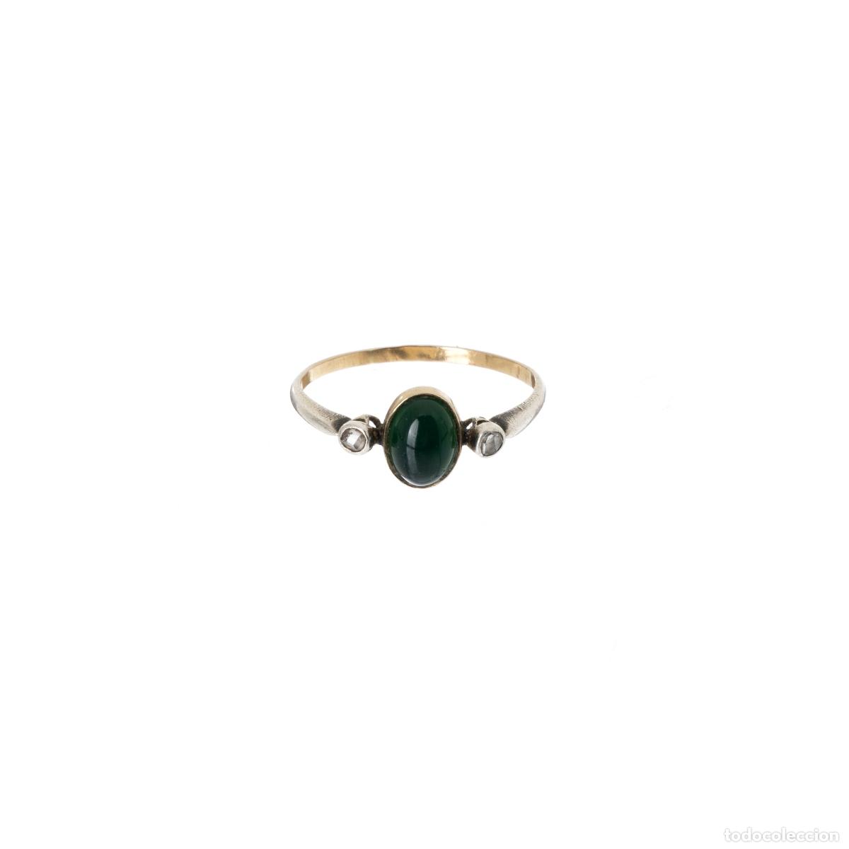 Gioielleria: Anillo Art D&eacute;co de plata y oro
