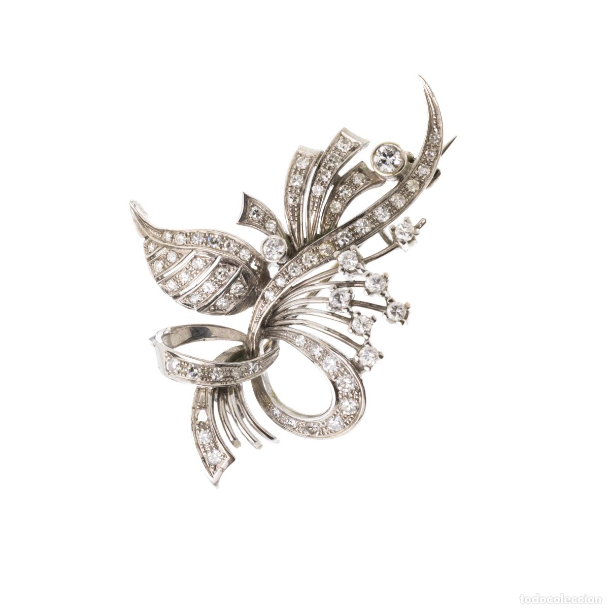 Joyeria: BROCHE DE ORO Y DIAMANTES