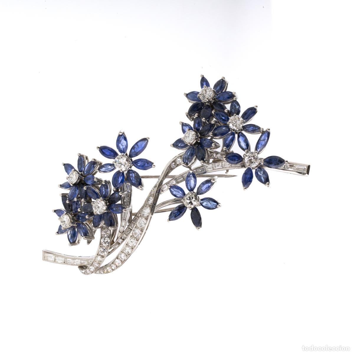 Schmuck: PULSERA DE PLATINO, DIAMANTES Y ZAFIROS