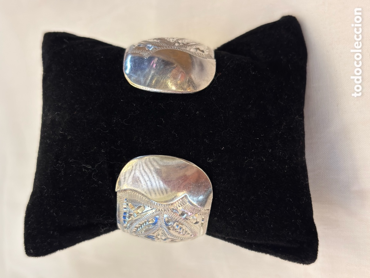 Joyeria: Brazalete de plata tallada - Foto 3