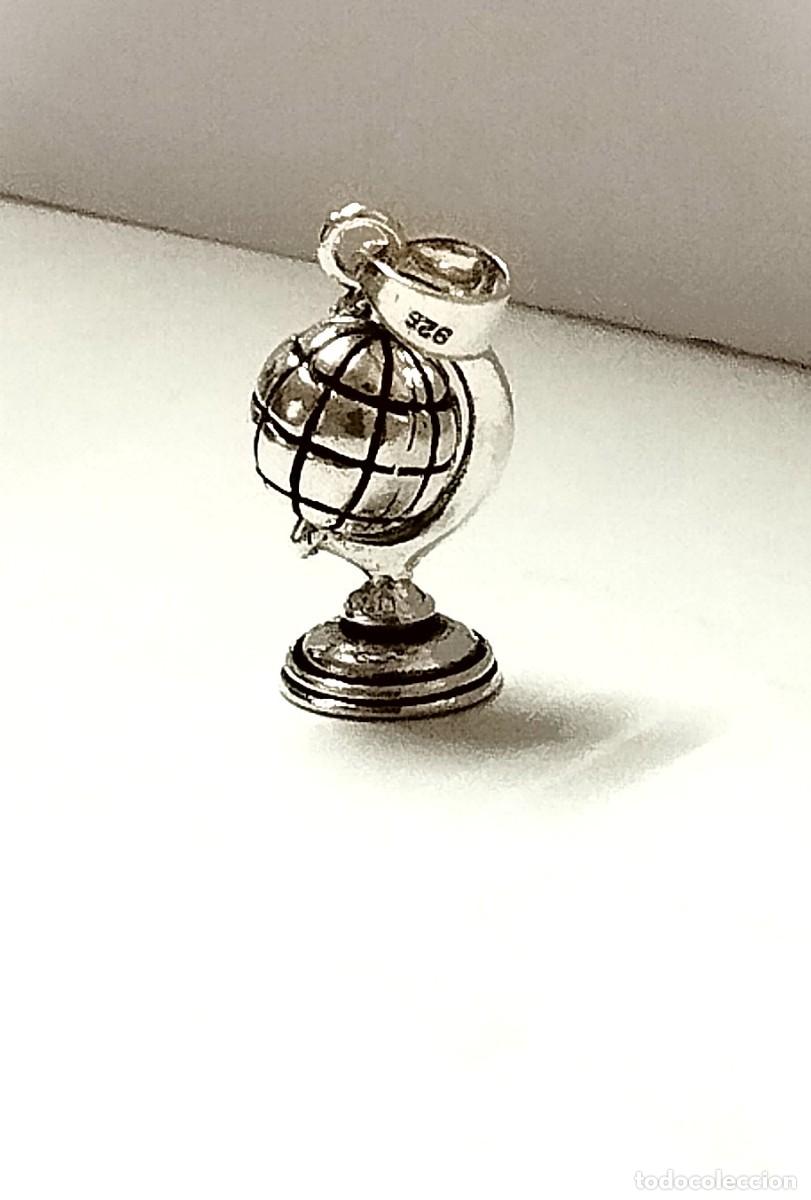 Joyeria: Colgante bola del mundo, Plata 925