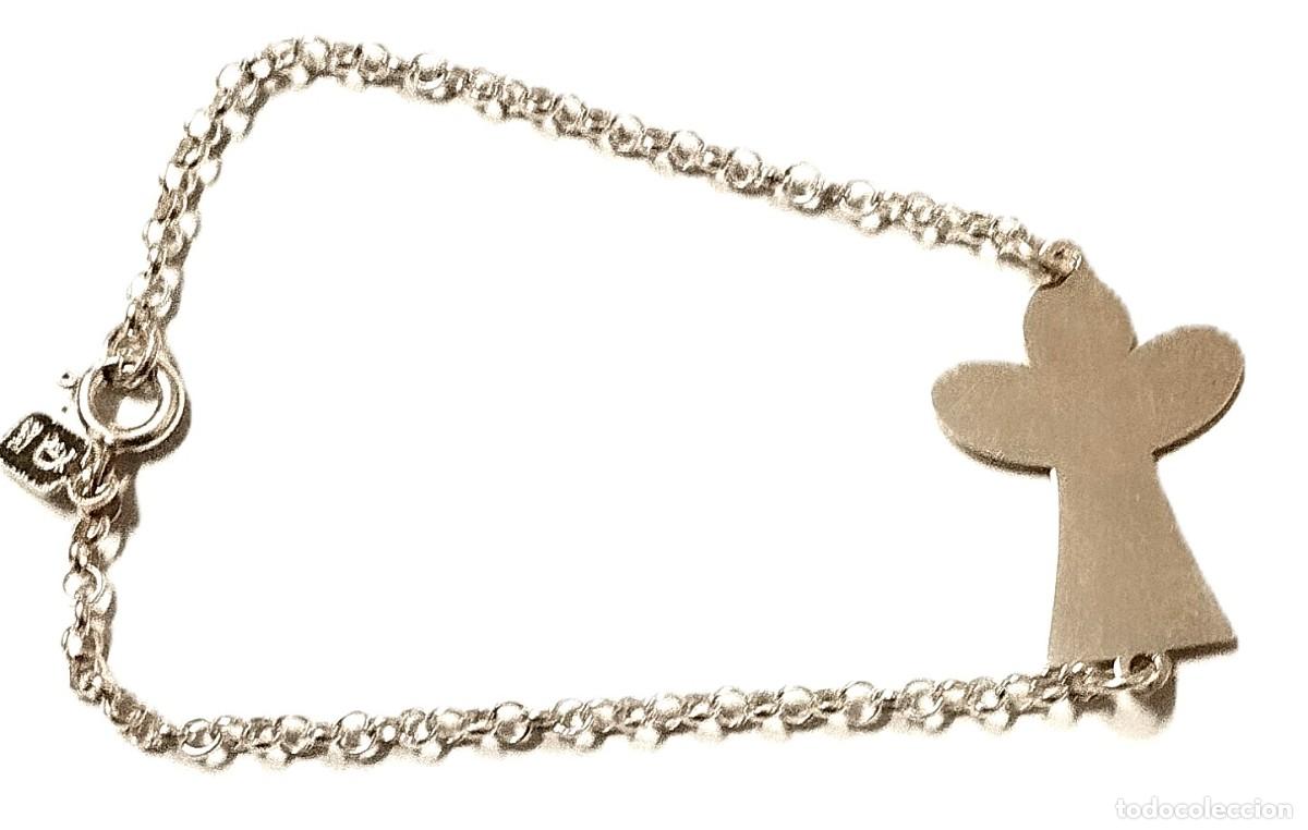 Joyeria: Pulsera con &aacute;ngel, Plata de Ley - Foto 3