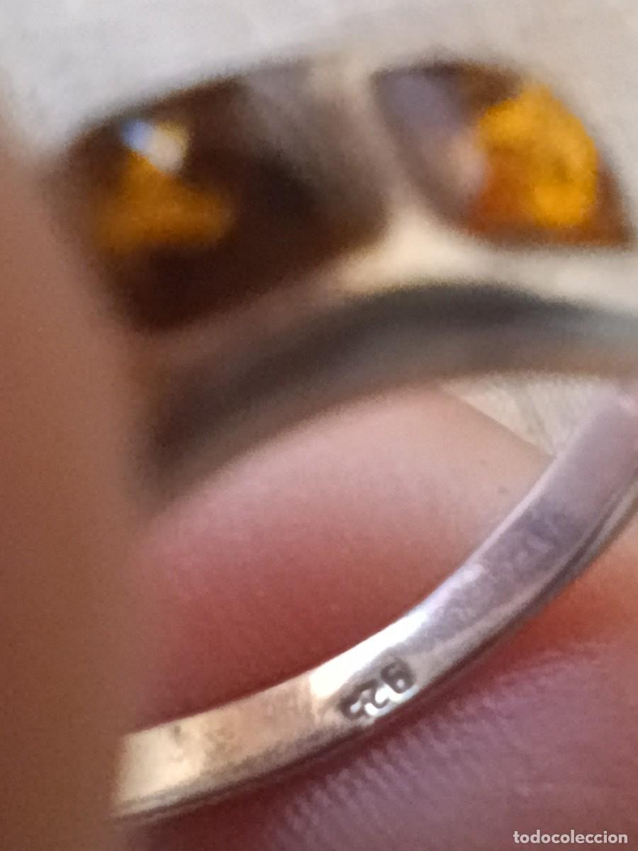 Joyeria: Anillo de plata de 1 Ley con &aacute;mbar del B&aacute;ltico - Foto 4