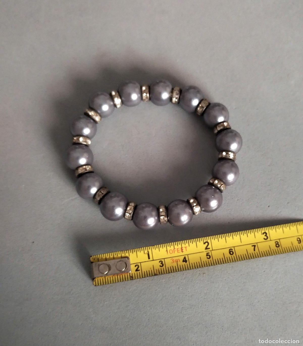 Joyeria: Pulsera el&aacute;stica, perlas. - Foto 2