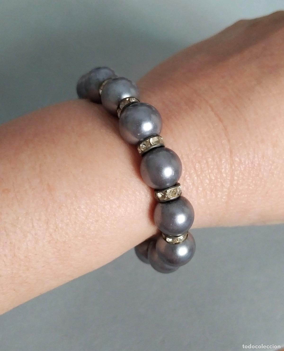 Joyeria: Pulsera el&aacute;stica, perlas. - Foto 3